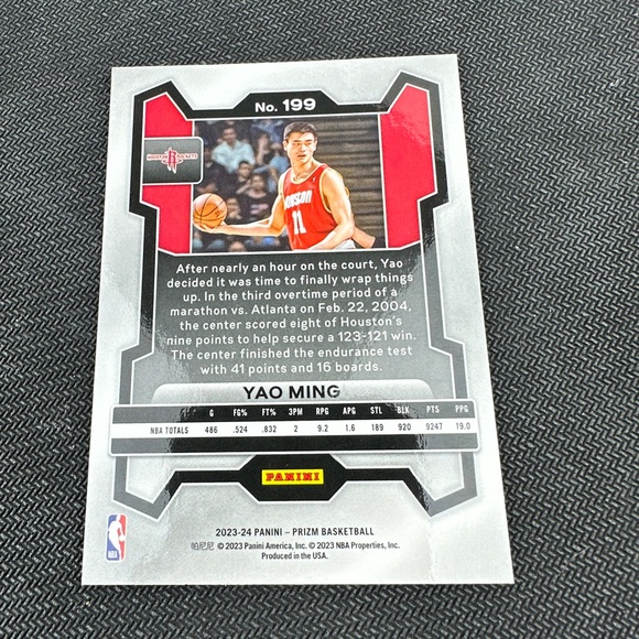 Houston Rockets Hakeem Olajuwon/Yao Ming 9 card lot - Picture 13 of 15